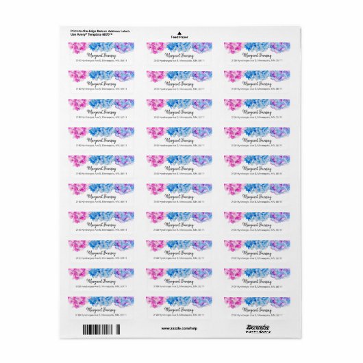 Elegante Hydrangea-Blume (Vorne)