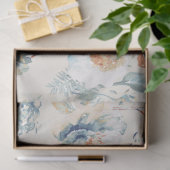 Elegante Hydrangea Blüten Wasserfarbe Seidenpapier (Geschenk)