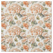 Elegante Hydrangeas in Aquarellfarben Stoff (Muster)