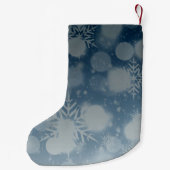 Elegante Ice Crystal Frische Pasta machen Kleiner Weihnachtsstrumpf (Rückseite)