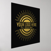 Elegante Ihr Logo hier Gold Foliendrucke (Ablage )