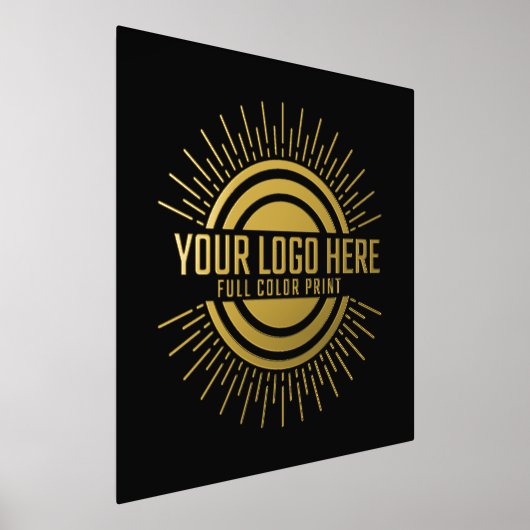 Elegante Ihr Logo hier Gold Foliendrucke (Ablage )