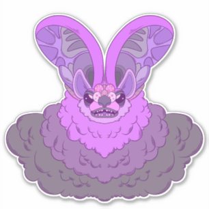 Elegante im Dunkeln Aufkleber