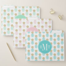 Elegante Imitat, goldenes tropisches Ananas-Muster