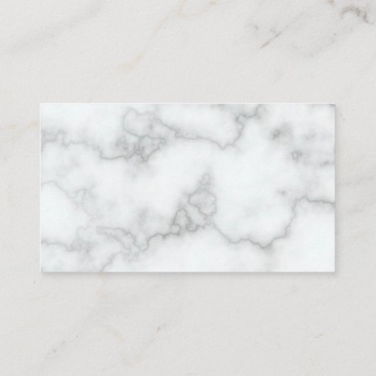 Elegante Imitate Ankündigung zur Bewegung aus weiß Begleitkarte (Rückseite)