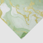 Elegante Imitate aus grünem Marmor Gold Glitzer Ef Seidenpapier (Detail)