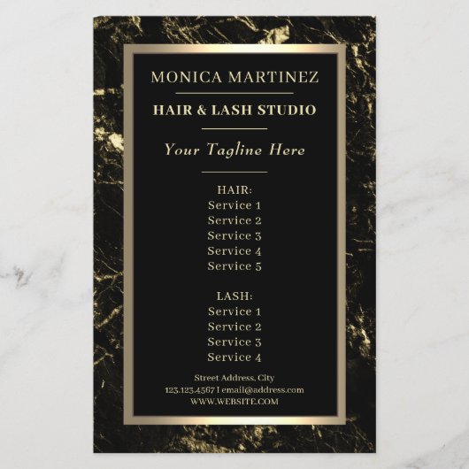 Elegante Imitate aus Marmor (Vorderseite)