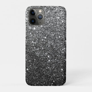 Elegante Imitate Black Glitzer Luxus Case-Mate iPhone Hülle