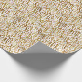 Elegante Imitate Foil Christmas Holiday Botanicals Geschenkpapier (Ecke)