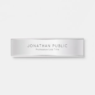 Elegante Imitate für moderne Glamour-Vorlagen Türschild