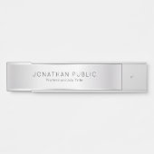 Elegante Imitate für moderne Glamour-Vorlagen Türschild (Vorderseite )