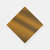 Elegante Imitate gebürstet Bronze Serviette (Ecke)