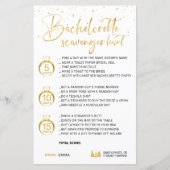 Elegante Imitate Gold Bachelorette (Vorderseite)