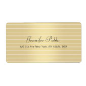 Elegante Imitate Gold Calligraphy Script Moderne M (Vorne)