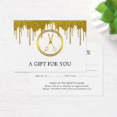 Elegante Imitate Gold Circle Scissor Glitzer Tropf (Schreibtisch)