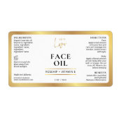 Elegante Imitate Gold Cosmetic Hautpflege Flasche (Vorne)