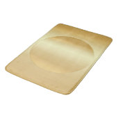 Elegante Imitate Gold Custom Blank Template Glamou Badematte (Schrägansicht)