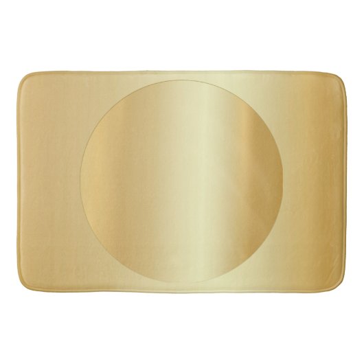 Elegante Imitate Gold Custom Blank Template Glamou Badematte (Vorderseite)