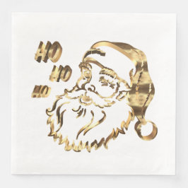 Elegante Imitate Gold Der Weihnachtsmann Weihnacht Serviette