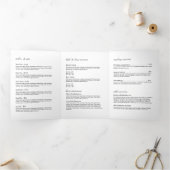 Elegante Imitate Gold Dragonfly Duo Schwarze Brosc Dreifach Gefaltete Karte (Innenseite)