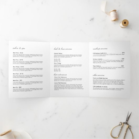 Elegante Imitate Gold Dragonfly Duo Schwarze Brosc Dreifach Gefaltete Karte (Innenseite)