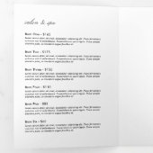 Elegante Imitate Gold Dragonfly Duo Schwarze Brosc Dreifach Gefaltete Karte (Innen Erste Seite)