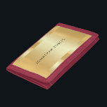 Elegante Imitate Gold Glamour Trendy Moderne Vorla Tri-fold Geldbeutel<br><div class="desc">Elegante Imitate Gold Glamour Trendy Modern Template Foto digitale Brieftasche.</div>