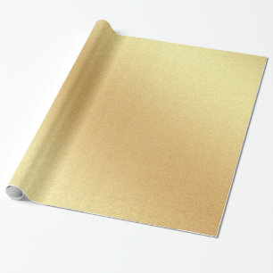 Elegante Imitate Gold Glitzer Modernes Goldenes Gl Geschenkpapier