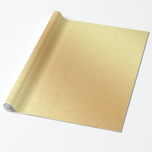 Elegante Imitate Gold Glitzer Modernes Goldenes Gl Geschenkpapier (Ungerollt)