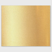Elegante Imitate Gold Glitzer Modernes Goldenes Gl Geschenkpapier (Flach)