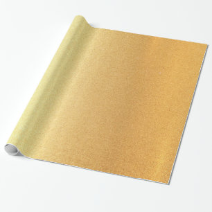 Elegante Imitate Gold Glitzer Modernes Goldenes Gl Geschenkpapier
