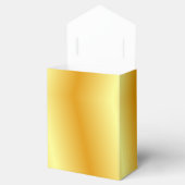 Elegante Imitate Gold Metallic Look Moderne Vorlag Geschenkschachtel (Geöffnet)