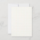 Elegante Imitate Gold Palm Tree Wedding RSVP Karte (Rückseite)