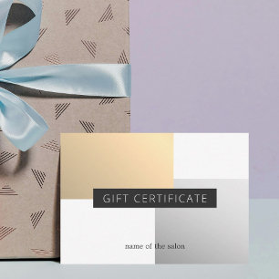 Elegante Imitate Goldene silberfarbene geometrisch