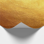 Elegante Imitate Goldfolie bedruckte Textur Geschenkpapier (Ecke)