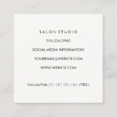 Elegante Imitate Ledertextur (Loyalty Card) Treuekarte (Rückseite)