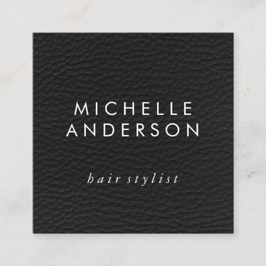 Elegante Imitate Ledertextur (Loyalty Card) Treuekarte (Vorderseite)