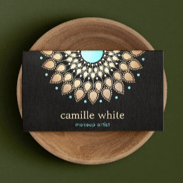 Elegante Imitate Lotus Blume Visitenkarte