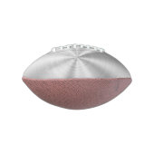 Elegante Imitate Metallic Shiny Silver Football (Gedreht 90)