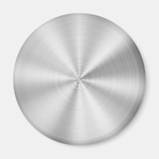 Elegante Imitate Metallic Shiny Silver Magnet