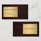 Elegante Imitate Metallisches Gold gegossen / tief Visitenkarte (Vorne/Hinten)