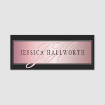 Elegante Imitate Rose Gold | Name & Initialen