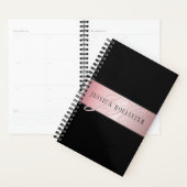 Elegante Imitate Rose Gold | Name & Initialen Planer (Anzeige)