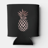 elegante Imitate Rose Goldene Ananas Dosenkühler (Rückseite)