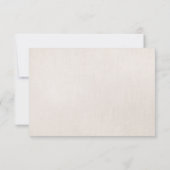 Elegante Imitate Silver Sequins Beige Look UAWG 2 RSVP Karte (Rückseite)