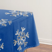 Elegante Imitate Silver Snowflakes Tischdecke (Beispiel)