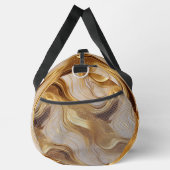 Elegante Imitats Goldene Foil und Glitzer Marmorie Duffle Bag (Rechts)