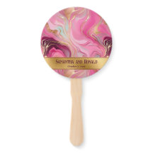 Elegante Imitats Hochzeit in Gold und Rosa