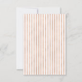 Elegante Imitats Rose Gold Pariser Eiffelturm UAWG RSVP Karte (Rückseite)