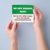 Elegante Immobilien Kaufen wir Häuser kaufen Flyer (Gruppe)